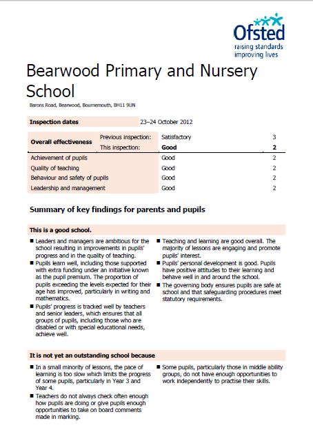 ofsted research report science